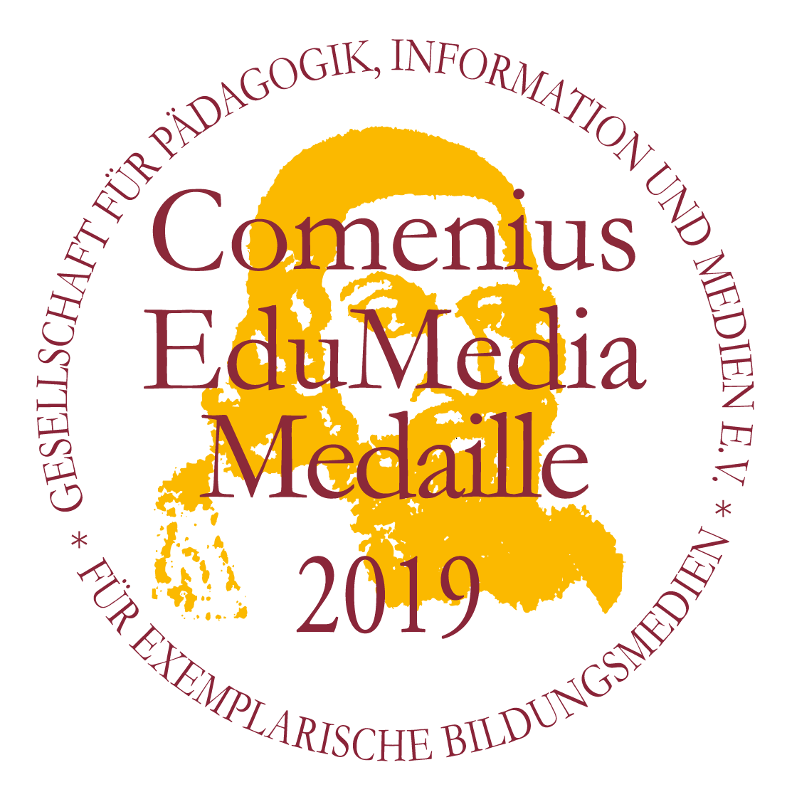 Comenius EduMedia Medaille Logo